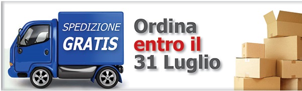 LUGLIO: TRASPORTO GRATIS