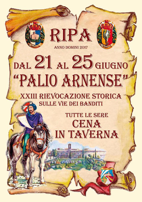 PALIO ARNENSE 2017 – XXIII^ EDIZIONE